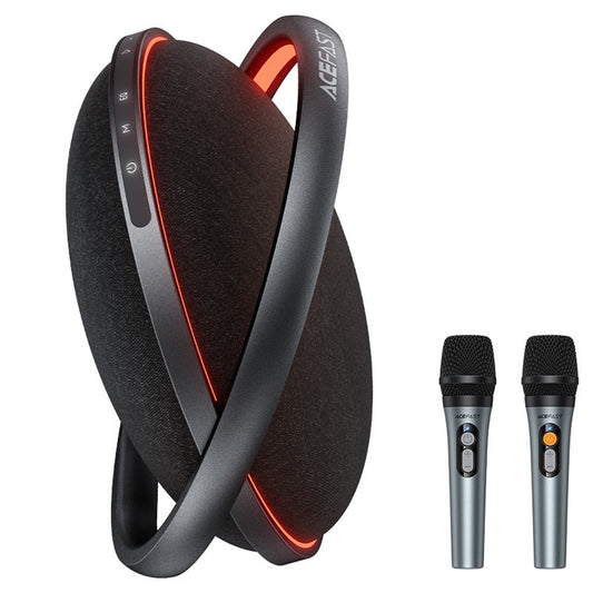 Enceinte Bluetooth Acefast Karaoke K5 Max, 350W, TWS, RGB, Étanche, Noire
