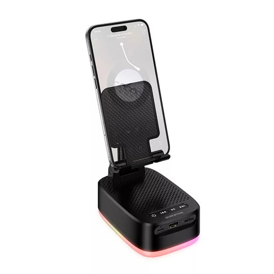 Enceinte Bluetooth Borofone BR200 Marea 2en1, 5W, TWS, RGB, Noire