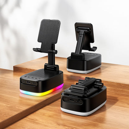 Enceinte Bluetooth Borofone BR200 Marea 2en1, 5W, TWS, RGB, Noire