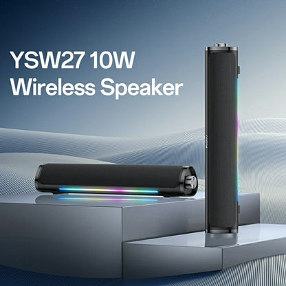 Enceinte Bluetooth Yesido YSW27, 10W, RGB, Noire