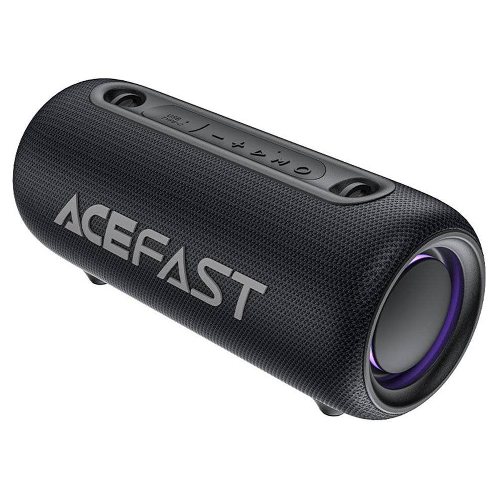 Enceinte Bluetooth Acefast K2 Air, 2 x 20W, RGB, Étanche, Noire