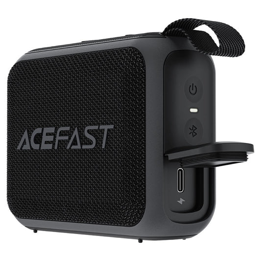 Acefast K4 Go Portable Bluetooth Speaker, 5W, Waterproof, Black