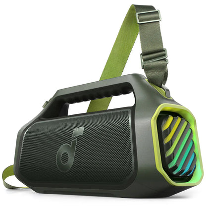 Enceinte Portable Bluetooth Anker SoundCore Boom 2 Plus, 140W, TWS, RGB, Étanche, Vert A3134061