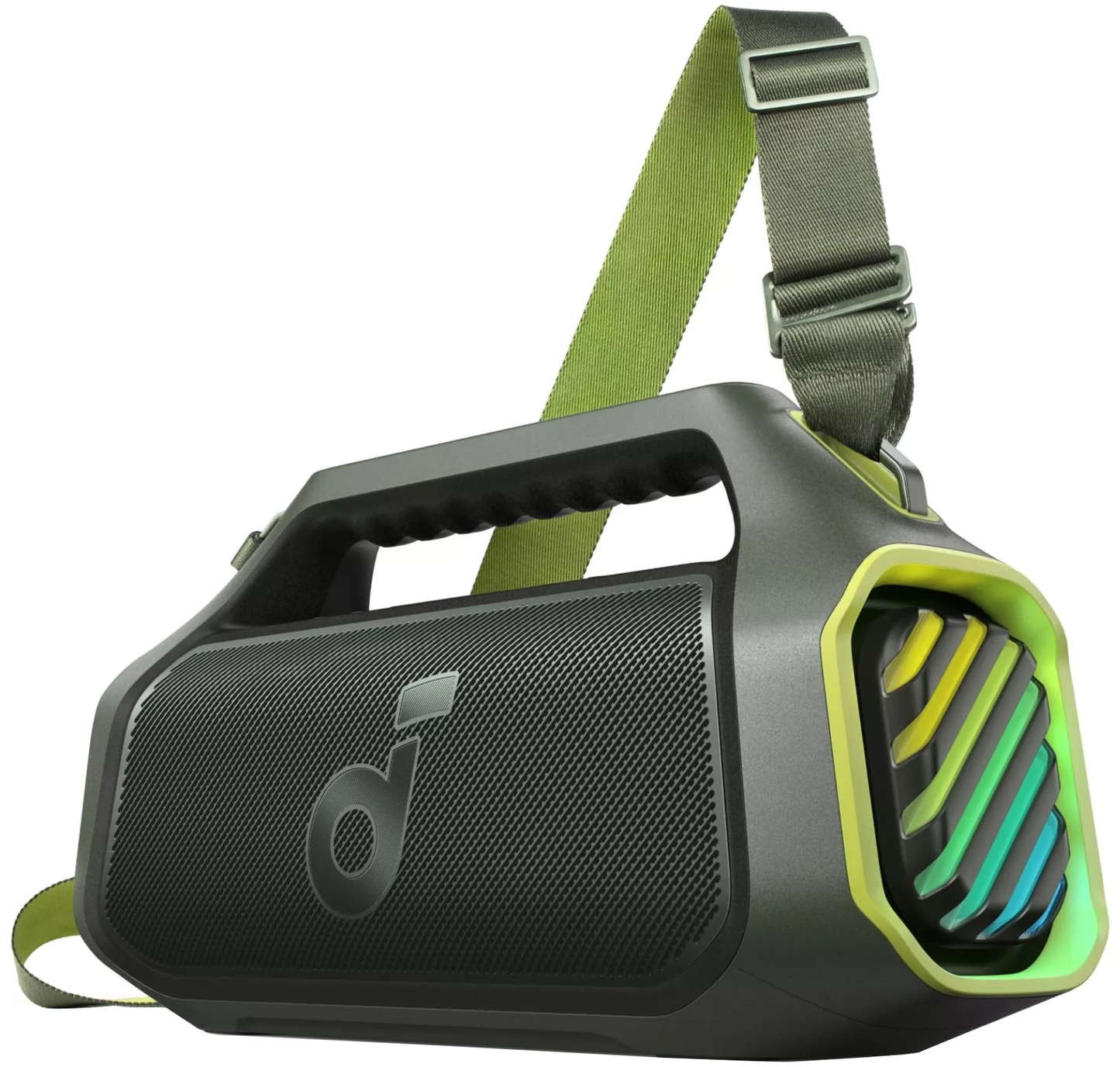 Enceinte Portable Bluetooth Anker SoundCore Boom 2 Plus Nouvelle Version, 140W, TWS, RGB, Étanche, Verte A3134062