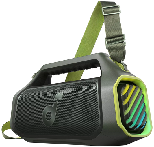 Enceinte Bluetooth Portable Anker SoundCore Boom 2 Plus, 140W, TWS, RGB, Étanche, Verte A3134062