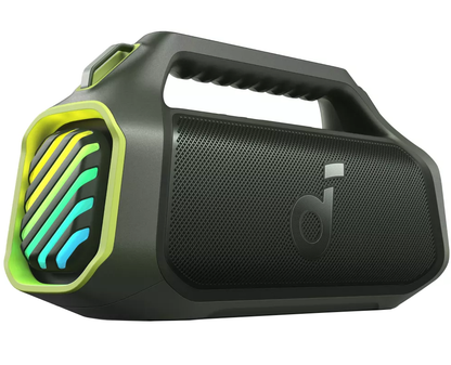 Enceinte Portable Bluetooth Anker SoundCore Boom 2 Plus Nouvelle Version, 140W, TWS, RGB, Étanche, Verte A3134062