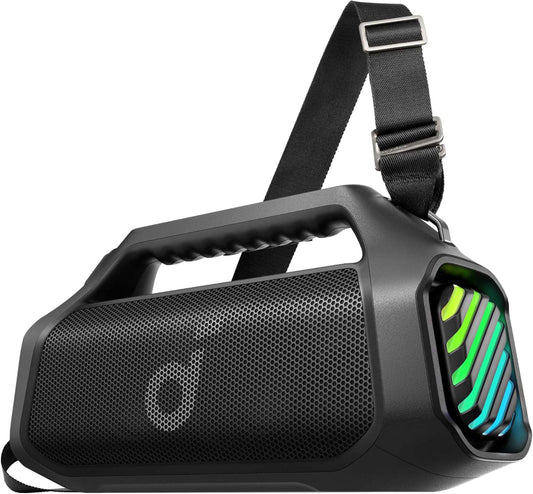 Enceinte Portable Bluetooth Anker SoundCore Boom 2 Pro, 140W, TWS, RGB, Étanche, Noire A3134A11