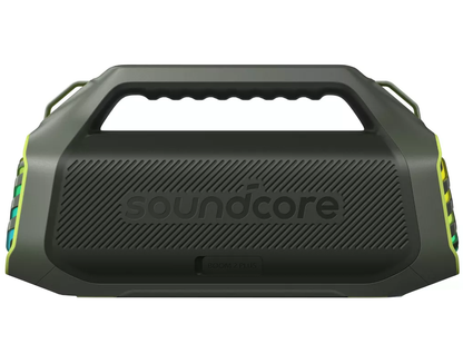 Enceinte Portable Bluetooth Anker SoundCore Boom 2 Plus Nouvelle Version, 140W, TWS, RGB, Étanche, Verte A3134062