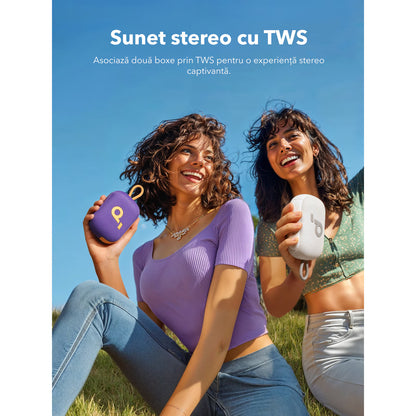 Enceinte Portable Bluetooth Anker SoundCore Select 4 Go, 5W, TWS, Étanche, Violet A31X10Q1