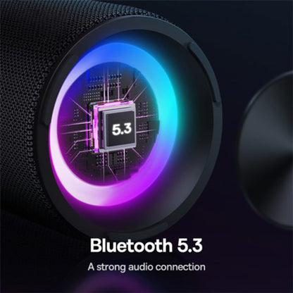 Enceinte portable Bluetooth Baseus AeQur V020, 2 x 7,5W, TWS, RGB, étanche, noir A20067900117-00 