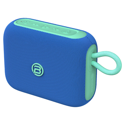 Enceinte Bluetooth Portable Bugani Rove Go 5, 12W, TWS, Étanche, Bleue
