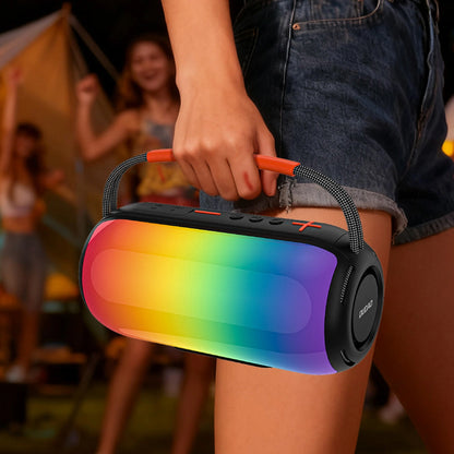Enceinte Portable Bluetooth Dudao Y21, 2 x 5W, TWS, RGB, Noire