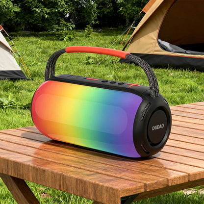Enceinte Portable Bluetooth Dudao Y21, 2 x 5W, TWS, RGB, Noire