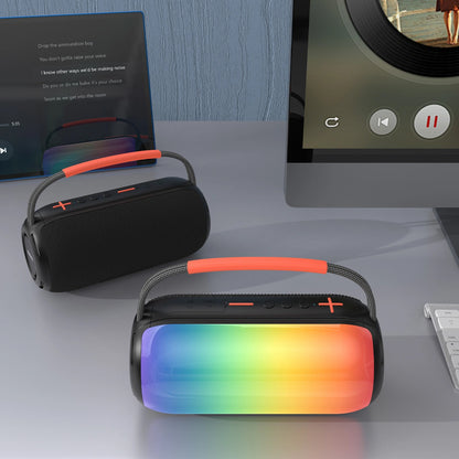Enceinte Portable Bluetooth Dudao Y21, 2 x 5W, TWS, RGB, Noire