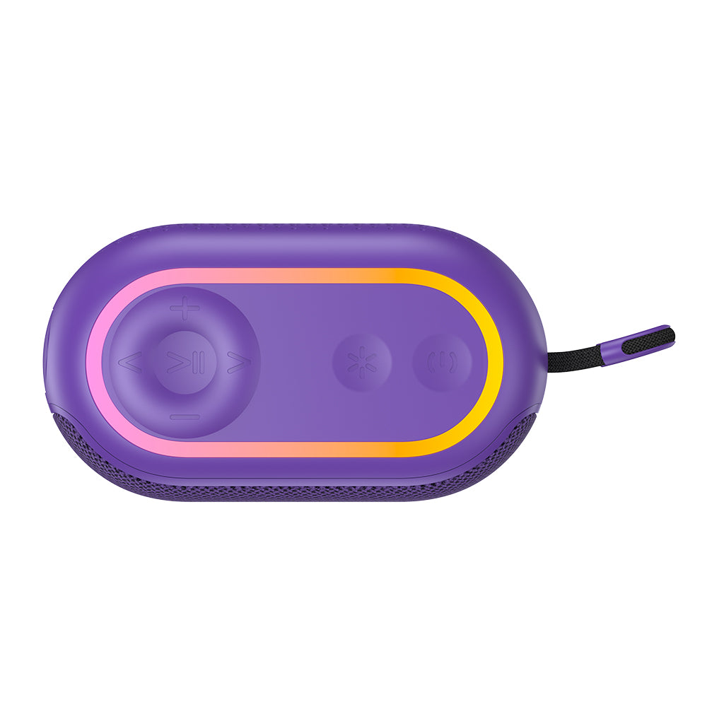 Enceinte Portable Bluetooth HAVIT SK809BT, 7W, RGB, Étanche, Mauve