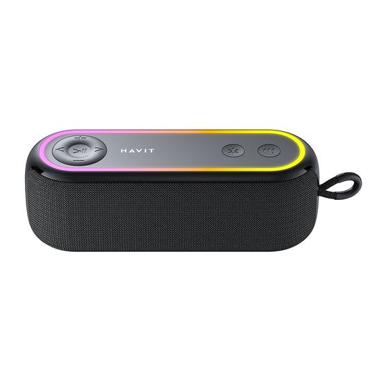 Enceinte Portable Bluetooth HAVIT SK810BT, 7W, RGB, Étanche, Noire