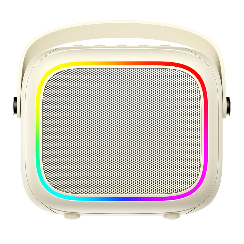 Enceinte Portable Bluetooth HAVIT SK818BT Karaoke, 5W, RGB, Étanche, Beige