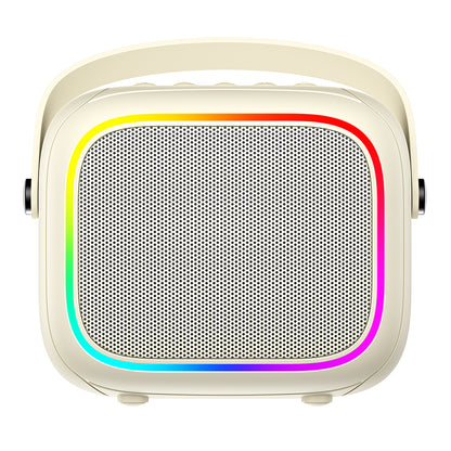 Enceinte Portable Bluetooth HAVIT SK818BT Karaoke, 5W, RGB, Étanche, Beige