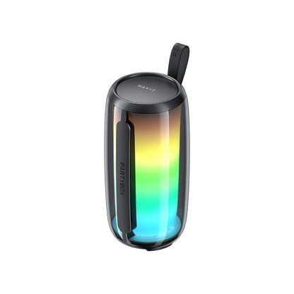 Enceinte Portable Bluetooth HAVIT SK879BT, 8W, RGB, Étanche, Noire