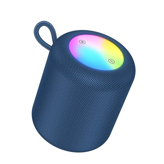 Enceinte Portable Bluetooth HOCO HC30, 5W, TWS, RGB, Bleue