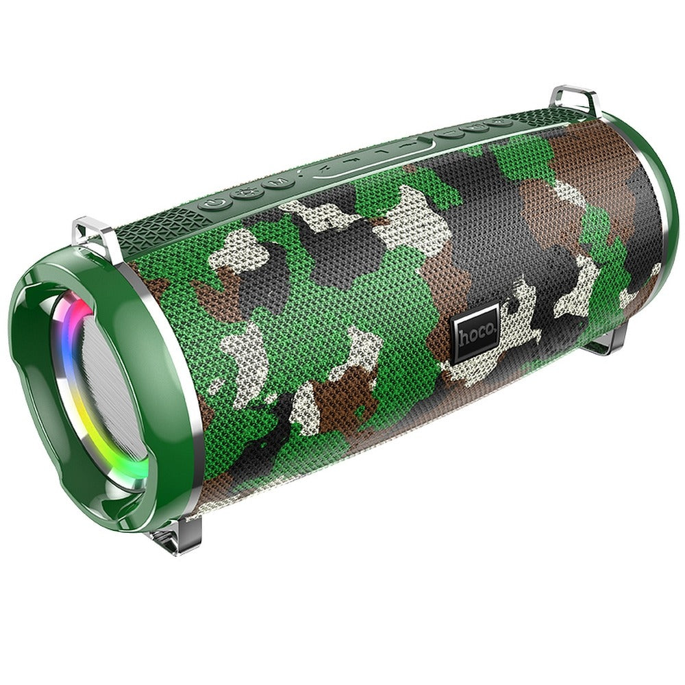 Enceinte Portable Bluetooth HOCO HC2, 2 x 5W, TWS, RGB, Camouflage