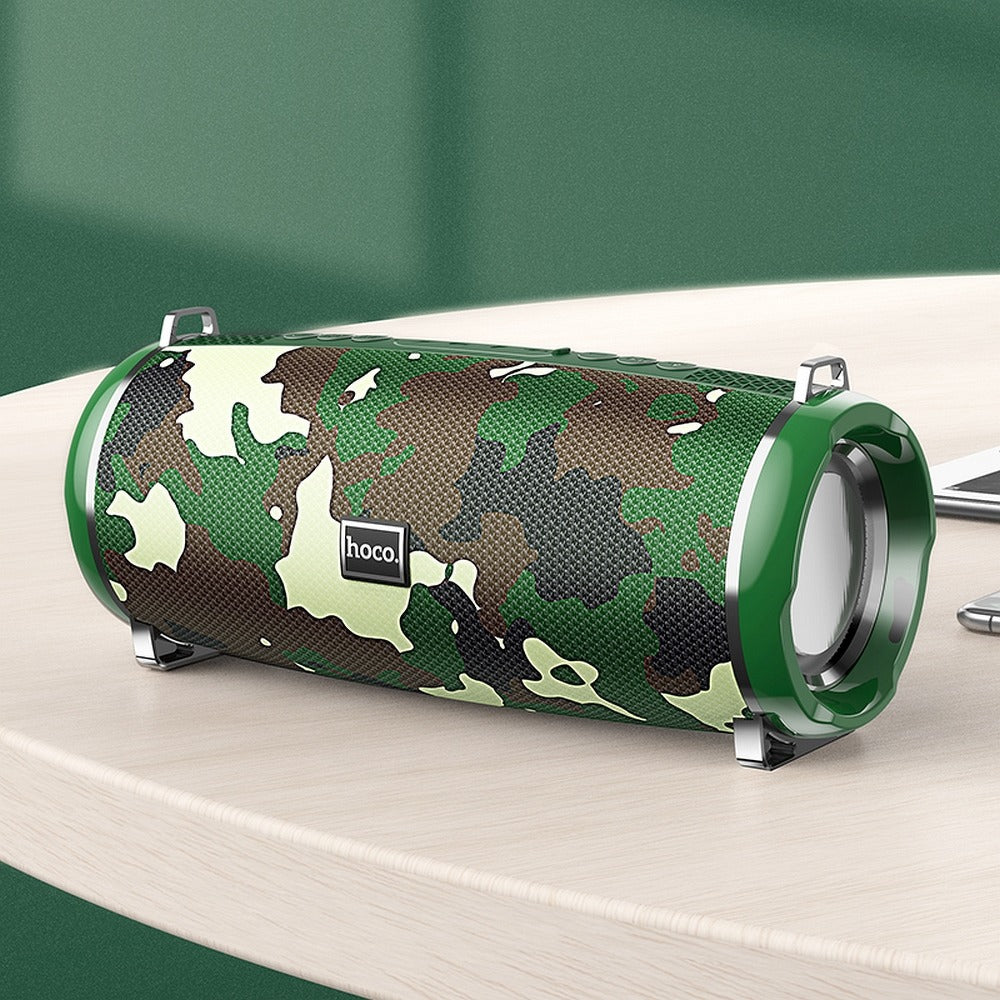 Enceinte Portable Bluetooth HOCO HC2, 2 x 5W, TWS, RGB, Camouflage