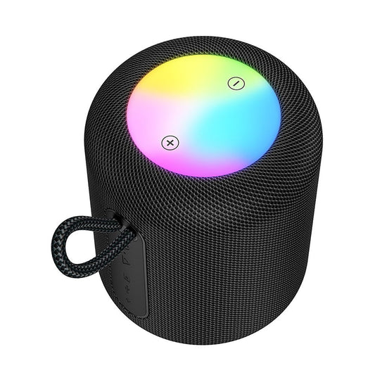 Enceinte Portable Bluetooth HOCO HC30, 5W, TWS, RGB, Noire