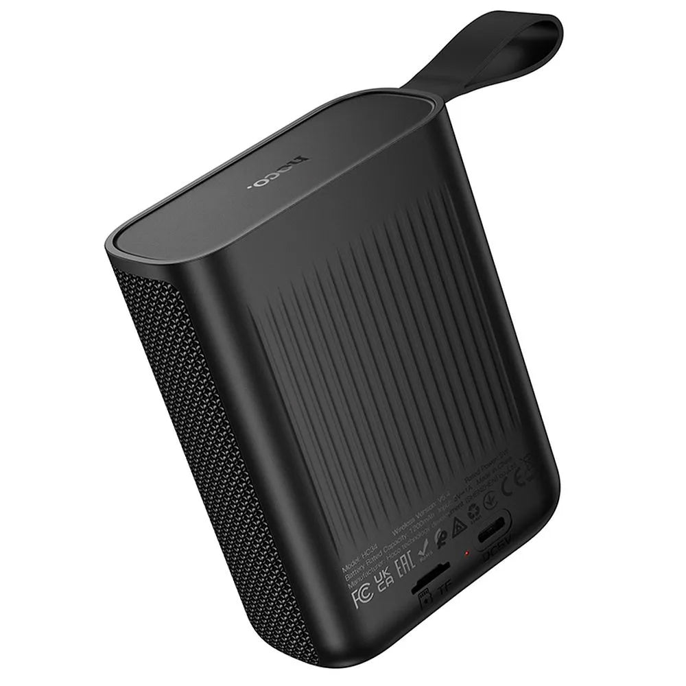 Enceinte Portable Bluetooth HOCO HC34, 5W, TWS, Étanche, Noire