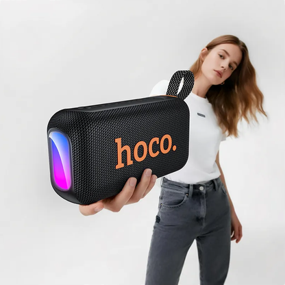 HOCO HC32 Portable Bluetooth Speaker, 2 x 10W, TWS, RGB, Black