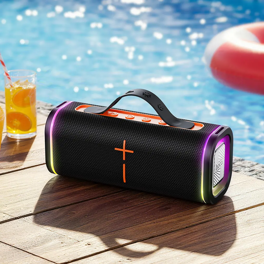 Enceinte Bluetooth Portable HOCO HC51, 30W, TWS, RGB, Noire