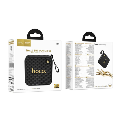 Enceinte Bluetooth Portable HOCO HT1, 8W, TWS, Noire