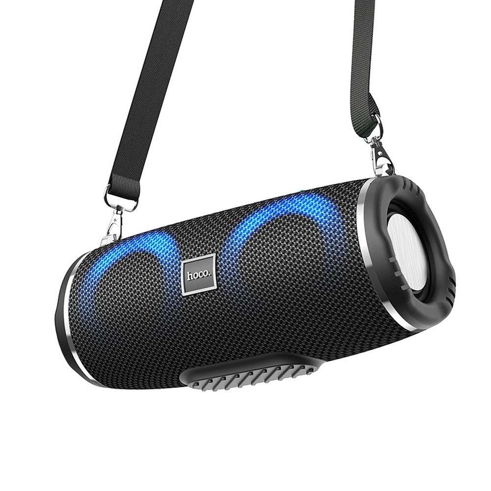 Enceinte Portable Bluetooth HOCO HC12, 10W, RGB, Étanche, Noire