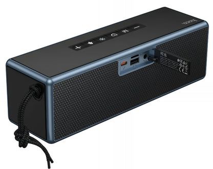 Enceinte Portable Bluetooth HOCO HC40, 2 x 10W, TWS, RGB, Noire