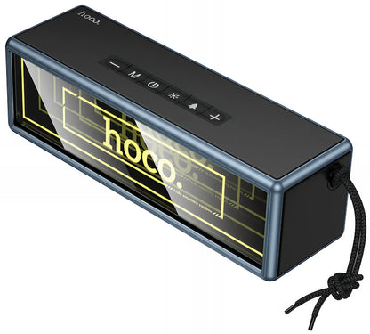 Enceinte Portable Bluetooth HOCO HC40, 2 x 10W, TWS, RGB, Noire