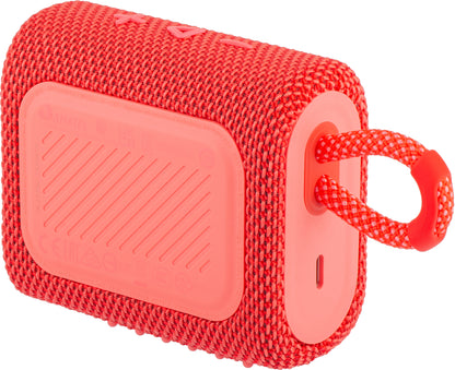 Enceinte portable Bluetooth JBL GO 3, 4.2W, son pro, étanche, rose JBLGO3RED