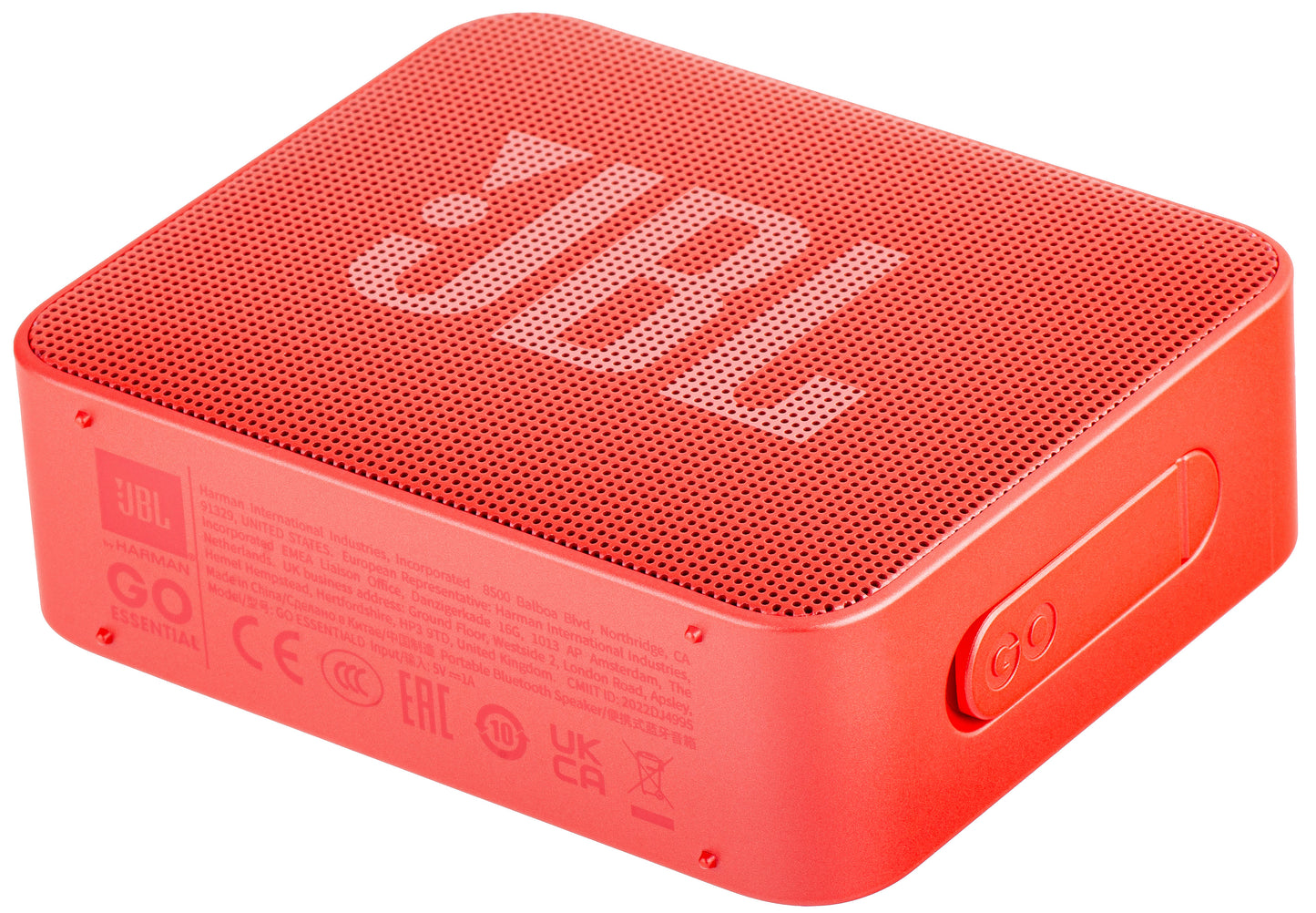 Boxa Portabila Bluetooth JBL Go Essential, 3.1W, PartyBoost, Waterproof, Rosie JBLGOESRED