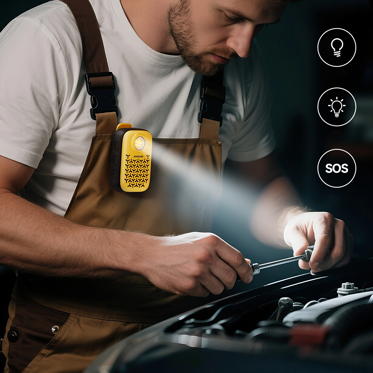 Enceinte Portable Bluetooth Joyroom Maya JR-MS03, 5W, Étanche, Jaune