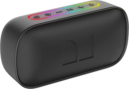 Enceinte Bluetooth Portable Monster S150, 14W, TWS, RGB, Étanche, Noire