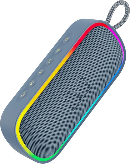 Enceinte Portable Bluetooth Monster S150 Plus, 40W, TWS, RGB, Étanche, Bleue