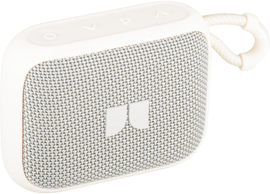 Enceinte Bluetooth Portable Monster S520, 5W, TWS, RGB, Étanche, Crème Clair