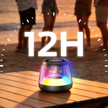 Enceinte Portable Bluetooth Monster Mag Flux, 5W, TWS, RGB, Noire