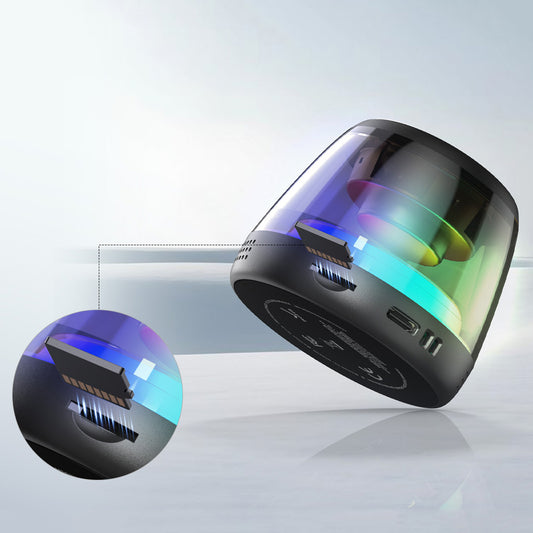 Enceinte Portable Bluetooth Monster Mag Flux, 5W, TWS, RGB, Noire