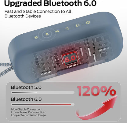Enceinte Portable Bluetooth Monster S150 Plus, 40W, TWS, RGB, Étanche, Bleue