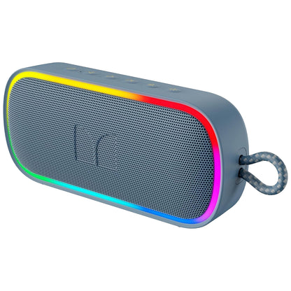 Enceinte Portable Bluetooth Monster S150 Plus, 40W, TWS, RGB, Étanche, Bleue