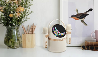 Enceinte Portable Bluetooth Philips, 10W, Karaoke, Beige TAS2509WT/00