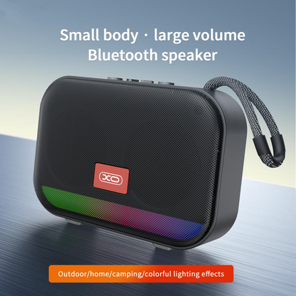 Enceinte Portable Bluetooth XO Design F66, 5W, RGB, Noire