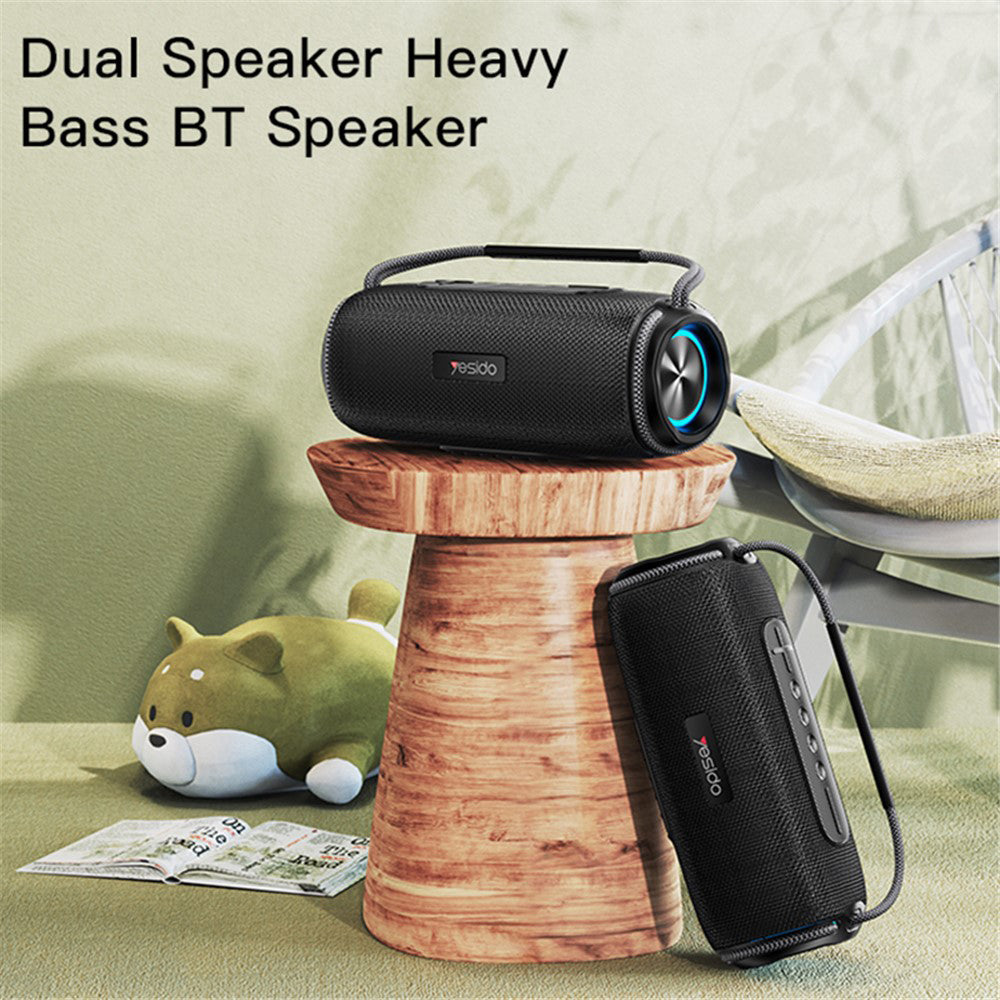 Enceinte Portable Bluetooth Yesido YSW11, 40W, RGB, Étanche, Noire