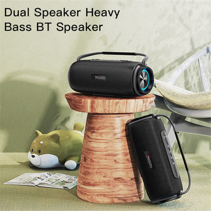 Enceinte Portable Bluetooth Yesido YSW11, 40W, RGB, Étanche, Noire