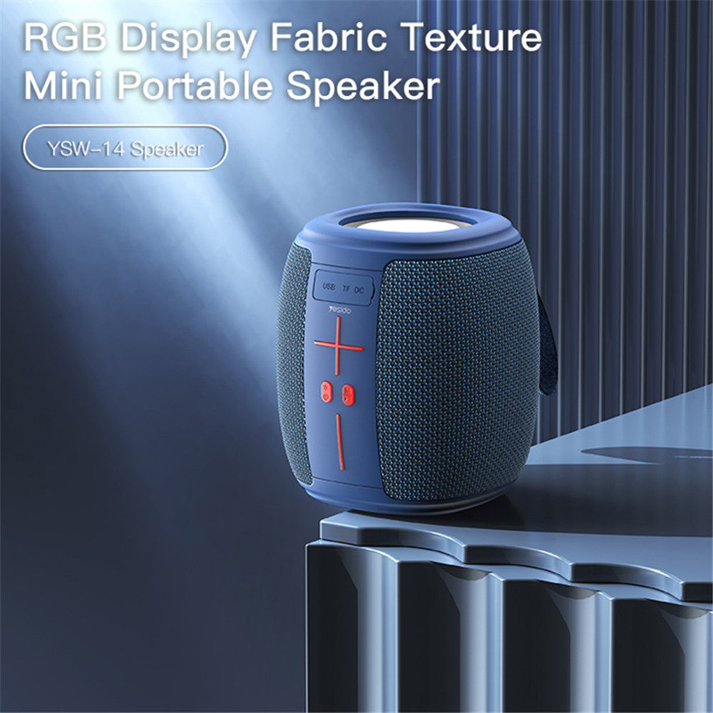 Enceinte Portable Bluetooth Yesido YSW14, 5W, RGB, Bleue