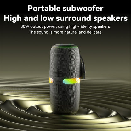 Enceinte Portable Bluetooth Yesido YSW22, 30W, RGB, Étanche, Noire